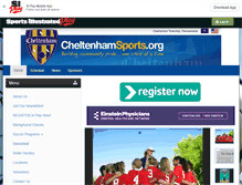 Tablet Screenshot of cheltenhamsports.org